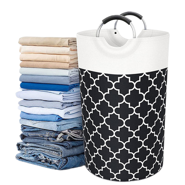 脏衣篓/脏衣娄/可折叠脏衣篓/脏衣篮/收纳白底实物图