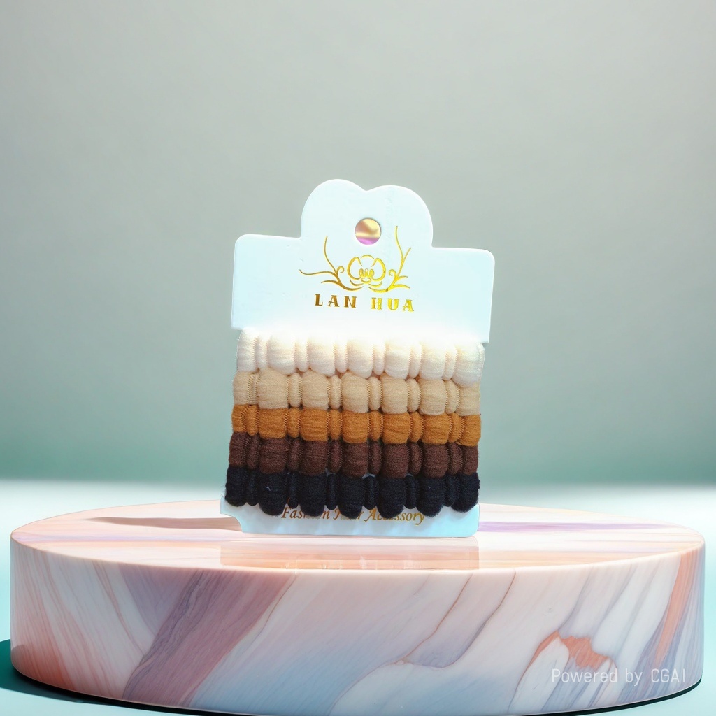 A complete box of large intestine hair bands, telephone band hair accessories, women's fashionable hair bands, 100 pieces set details Picture