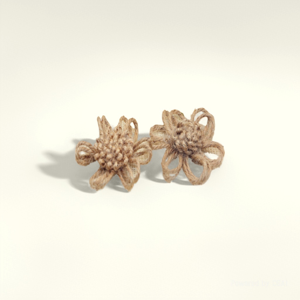 手工编织花小吊坠绳蜡线72号玉线加金水晶弹力线编织材料