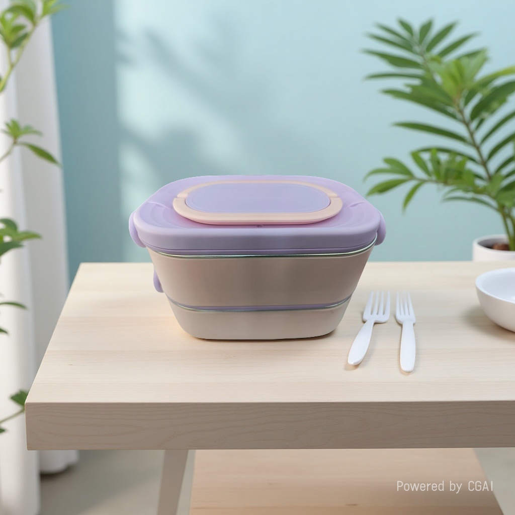 电热饭盒/饭盒/保鲜盒/饭盒便当盒/开学季产品图