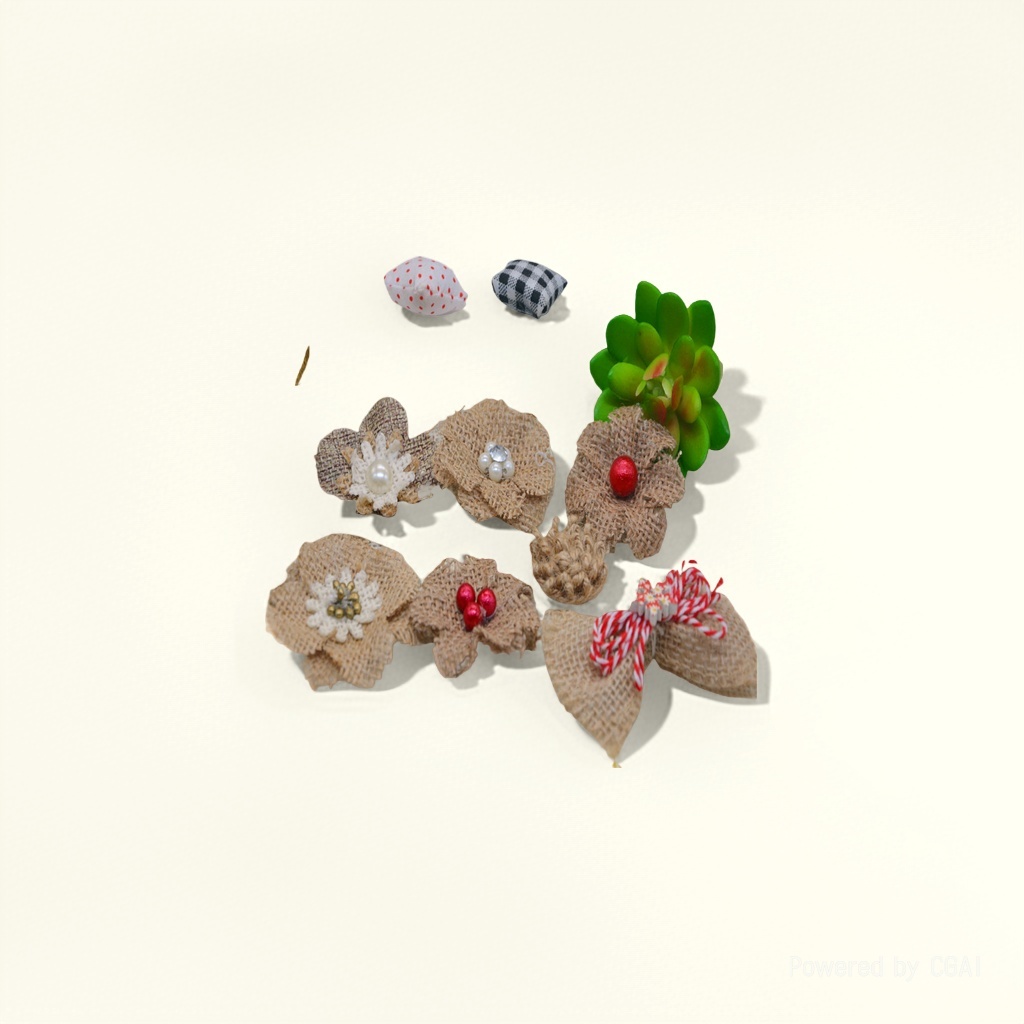 布艺工艺品实物图