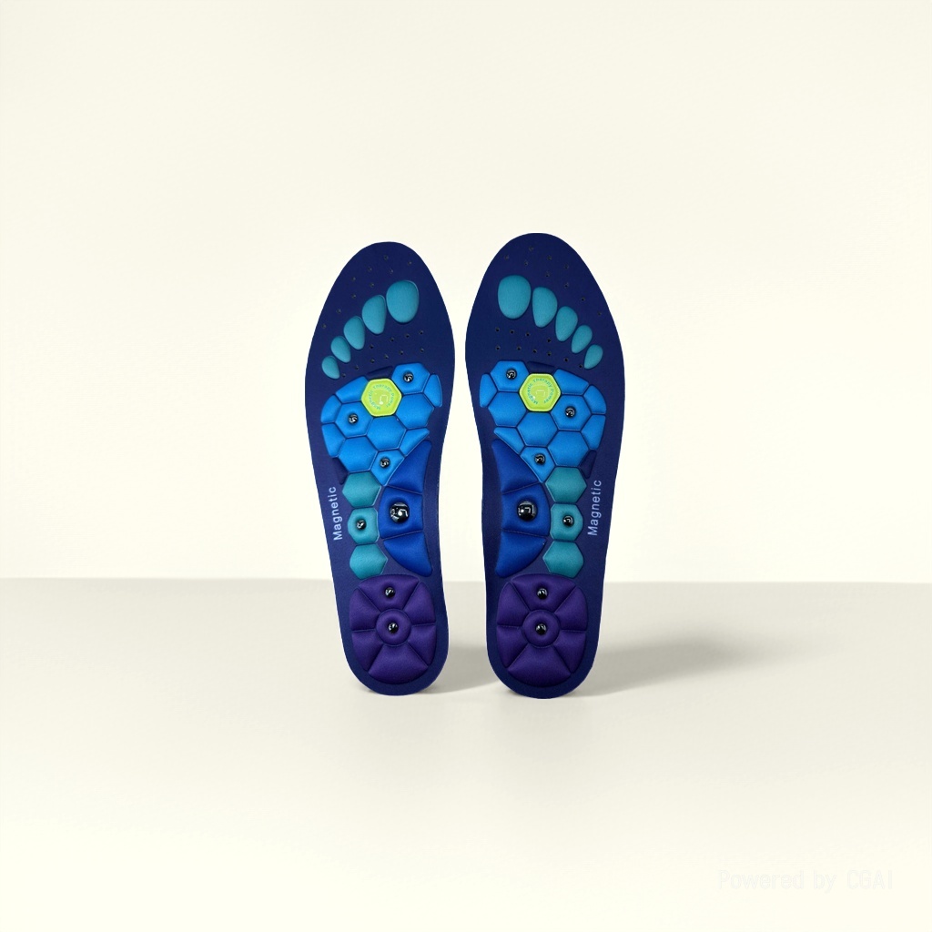 Magnetic insoles, breathable insoles for both men and women, shock-absorbing insoles for running and sports, foot massage insoles for women, customizable and health-preserving 4d cloud insoles, sports insoles Application Scenario