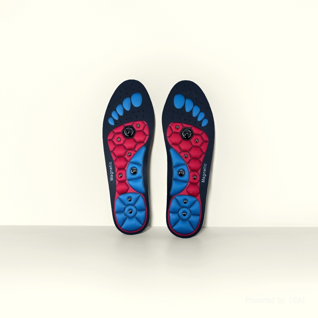 Magnetic insoles, breathable insoles for both men and women, shock-absorbing insoles for running and sports, foot massage insoles for women, customizable and health-preserving 4d cloud insoles, sports insoles Specification image