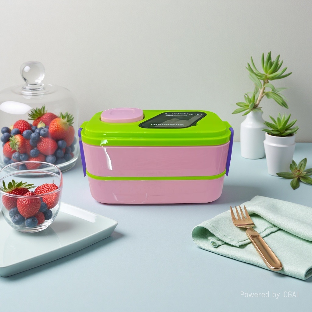 Double-layer/double-compartment insulated, leak-proof and sealed 304 stainless steel lunch box Application Scenario