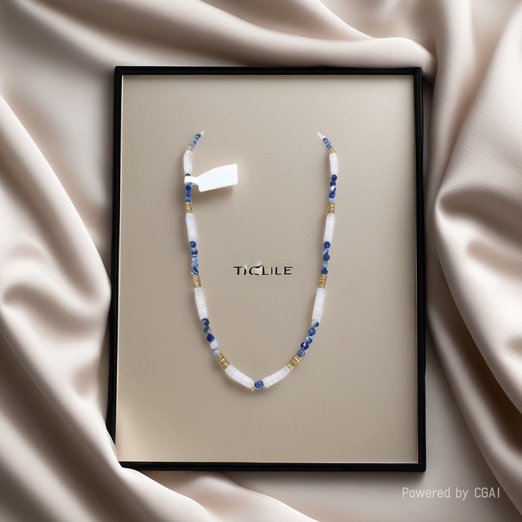 项链/珍珠/天然石项链/珍珠链条女款拼接气质/珍珠项链细节图