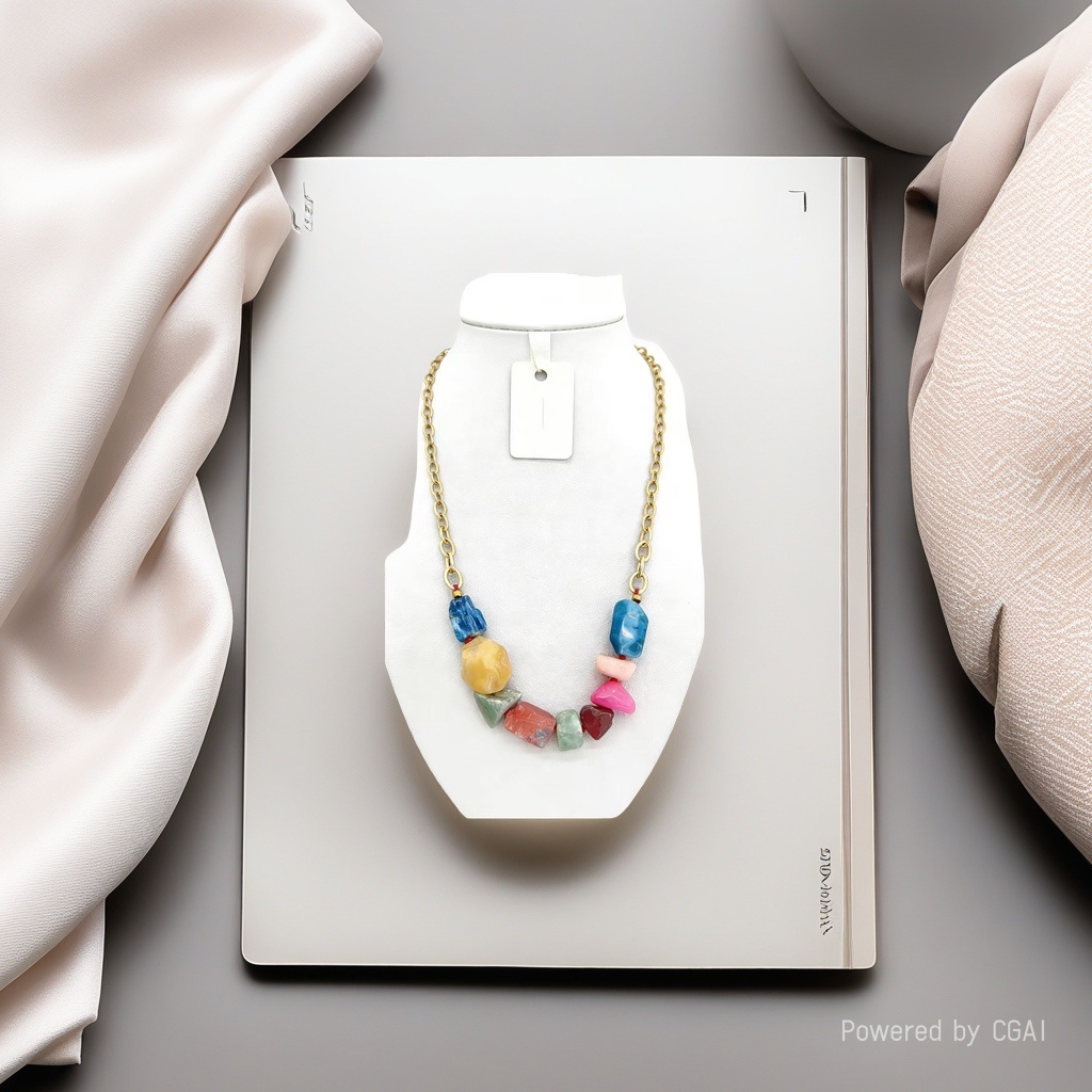 项链/珍珠/天然石项链/珍珠链条女款拼接气质/珍珠项链细节图