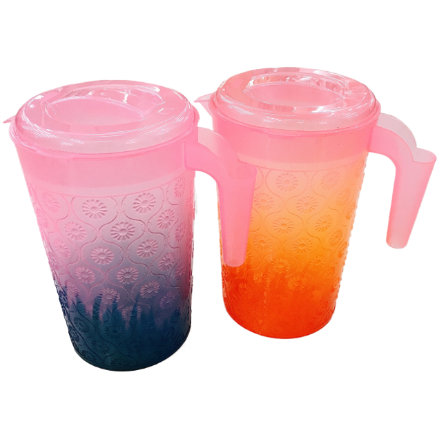 冷水壶/一次性热饮壶/凉水壶/纯净水水桶/水壶白底实物图