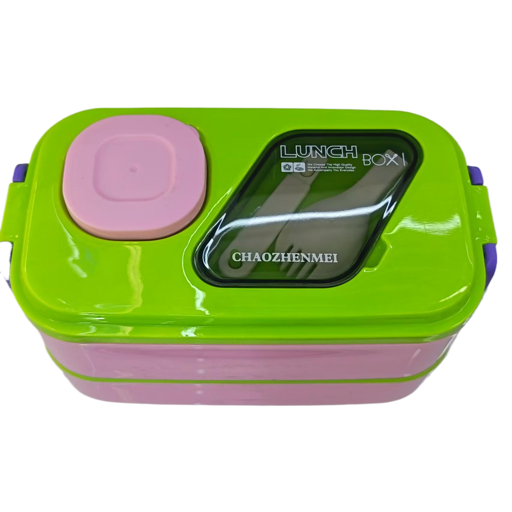 Double-layer/double-compartment insulated, leak-proof and sealed 304 stainless steel lunch box Item Picture