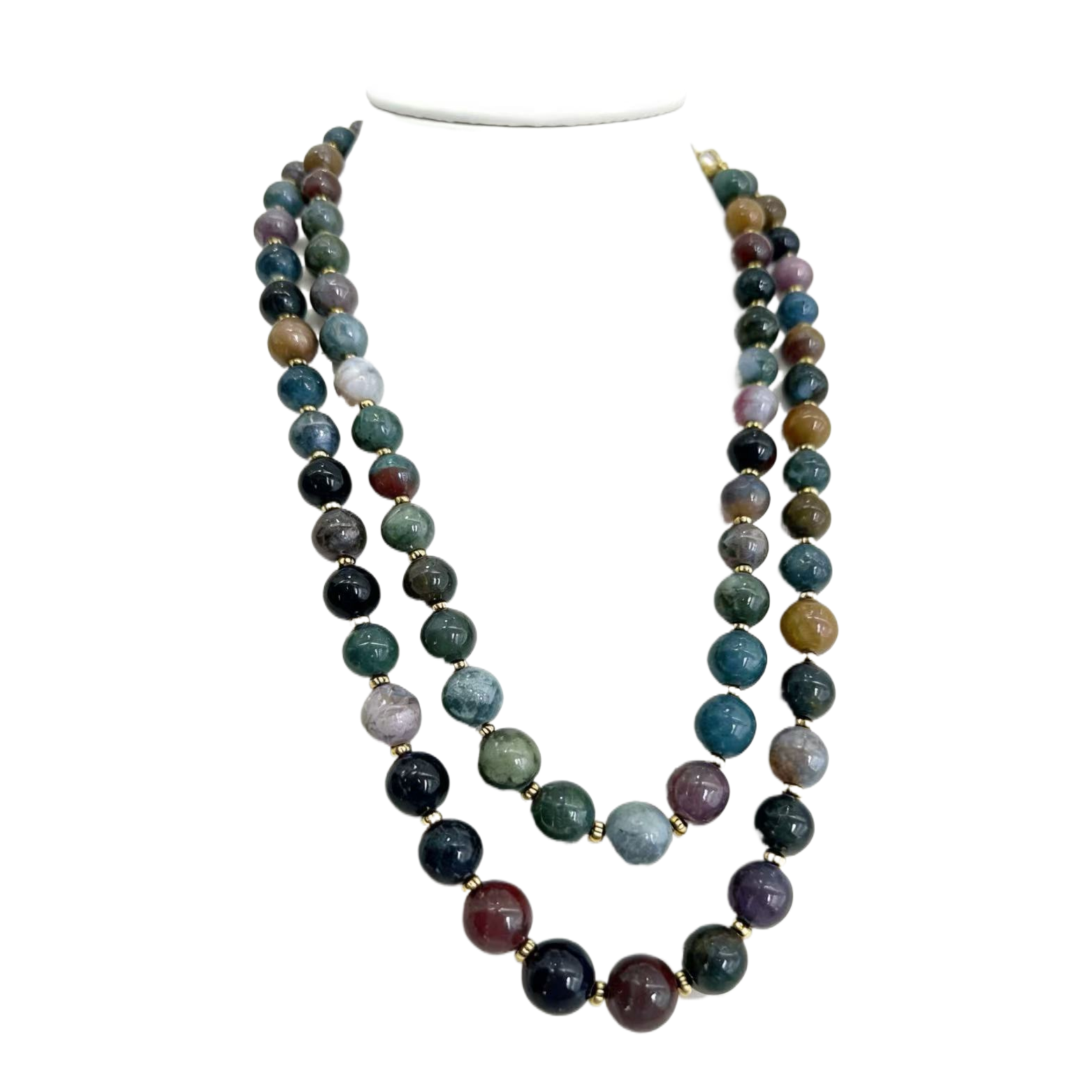 项链/珍珠/天然石项链/珍珠链条女款拼接气质/珍珠项链细节图