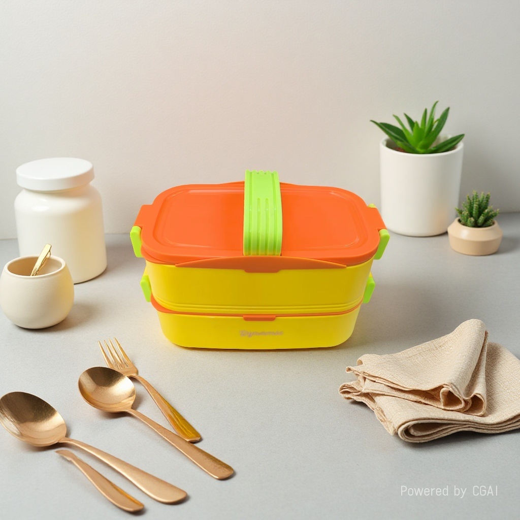 Colorful bento boxes, lunch boxes, fresh-keeping boxes, back-to-school season bento boxes details Picture