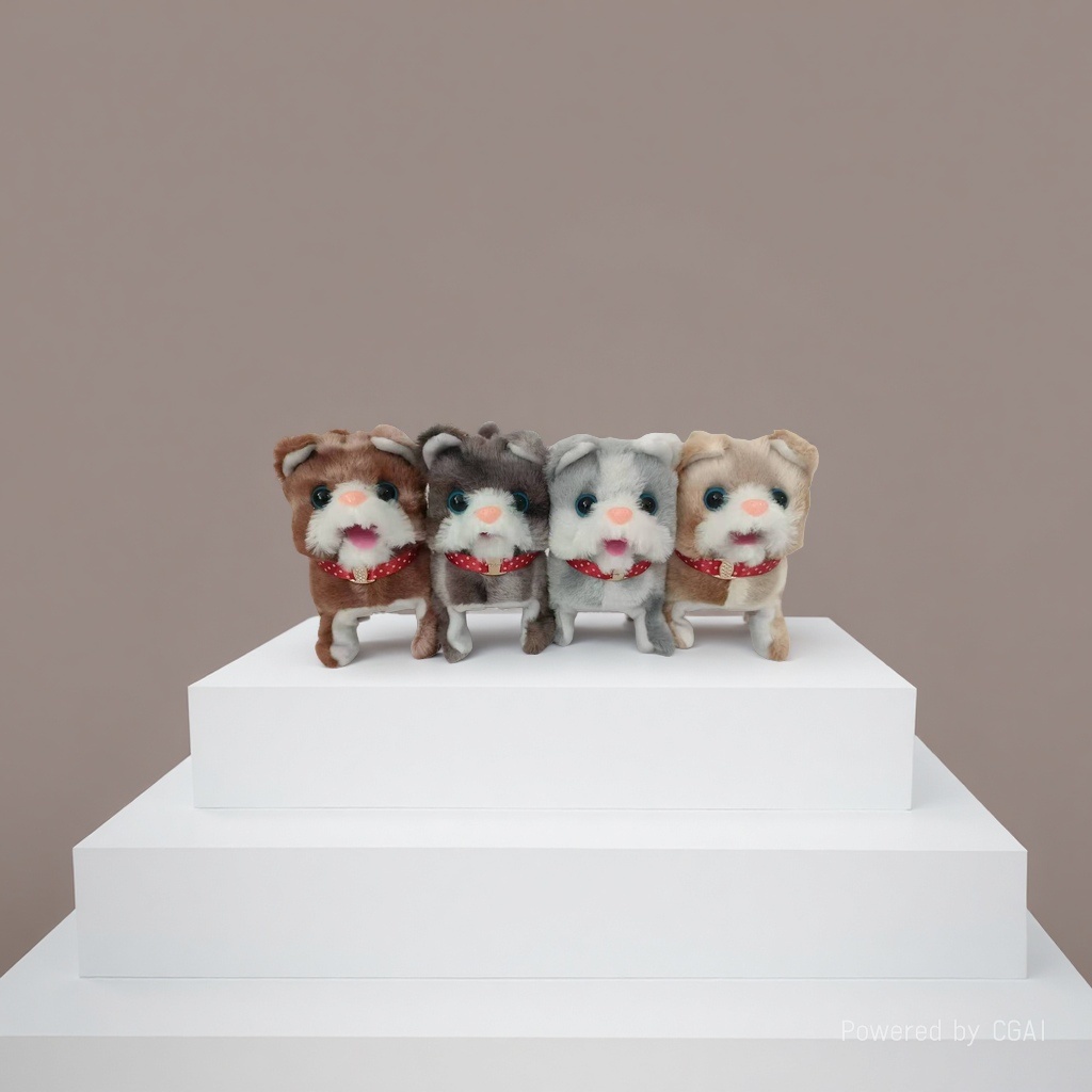 Cute electric kittens that can walk and make sounds, plush toys, children's companion dolls, home decoration ornaments Application Scenario