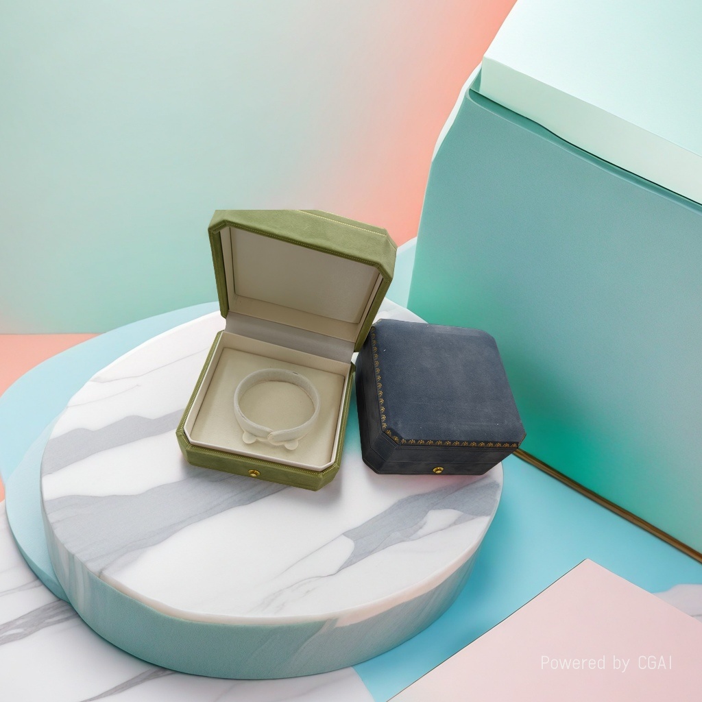 Transparent jewelry box, jewelry box, inner ring box, accessory storage box, exquisite gift box packaging Application Scenario