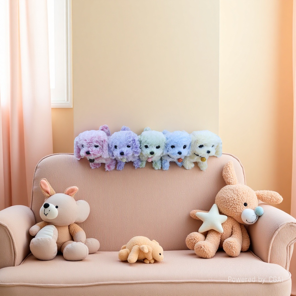 毛绒玩具/儿童玩具/创意玩具/电动玩具/宠物玩具白底实物图