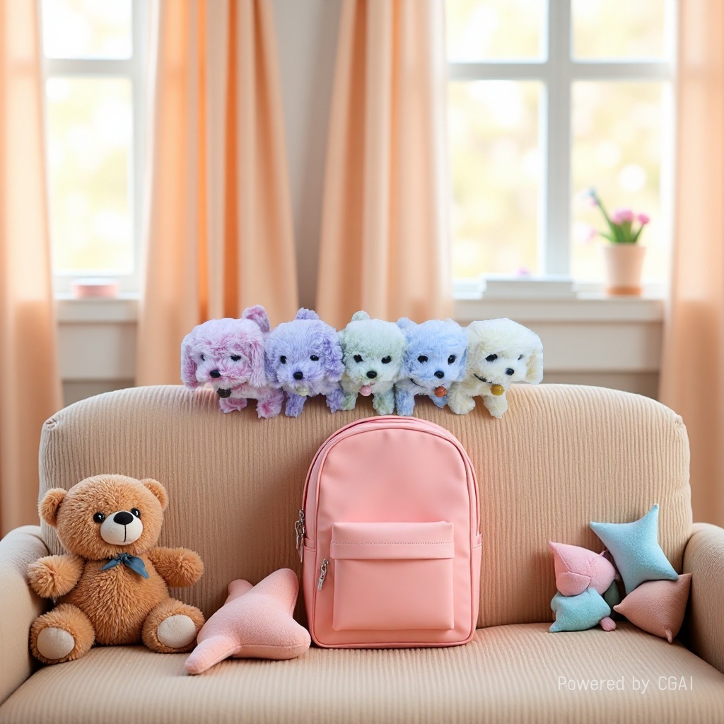 毛绒公仔、玩偶、娃娃实物图