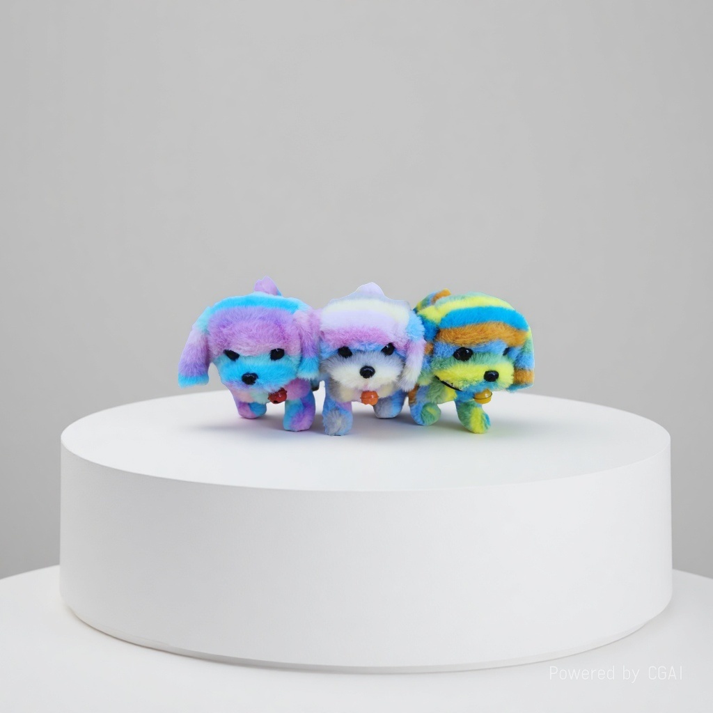 Electric simulation dogs can walk and bark. Plush toys are children's educational toys. Give them to boys and girls on festivals Specification image