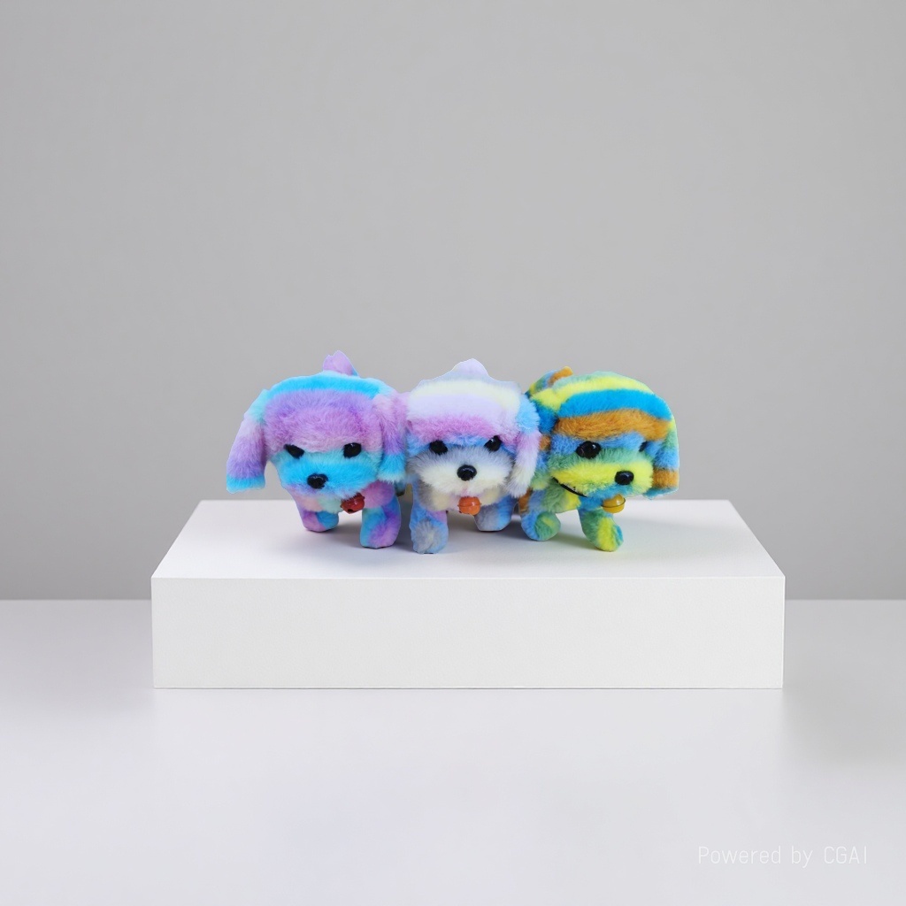Electric simulation dogs can walk and bark. Plush toys are children's educational toys. Give them to boys and girls on festivals details Picture