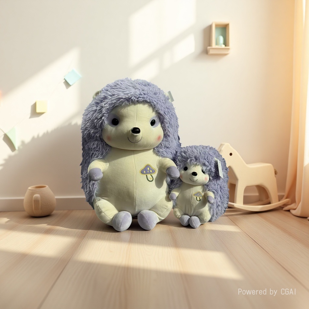 刺猬大毛绒公仔定制批发毛绒玩具可爱卡通玩具