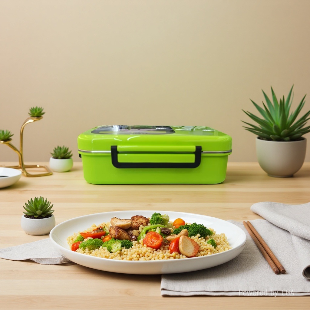 【 Title 】 🌟 "Three Flavors in one box, No Repetition for Three meals" three-compartment stainless Application Scenario