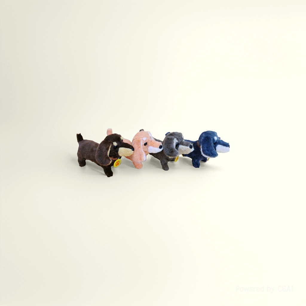 Cute electric Dachshunds that can walk and bark, plush toys, children's companion dolls, home decoration gifts and ornaments details Picture