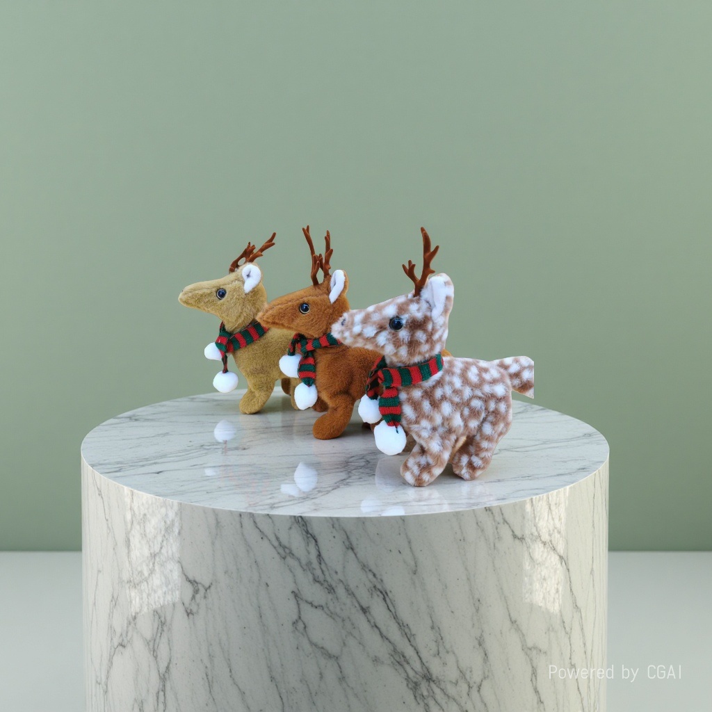 A cute electric deer that can walk and make deer sounds is a plush toy. It's an educational toy for children and a gift for your best friend details Picture