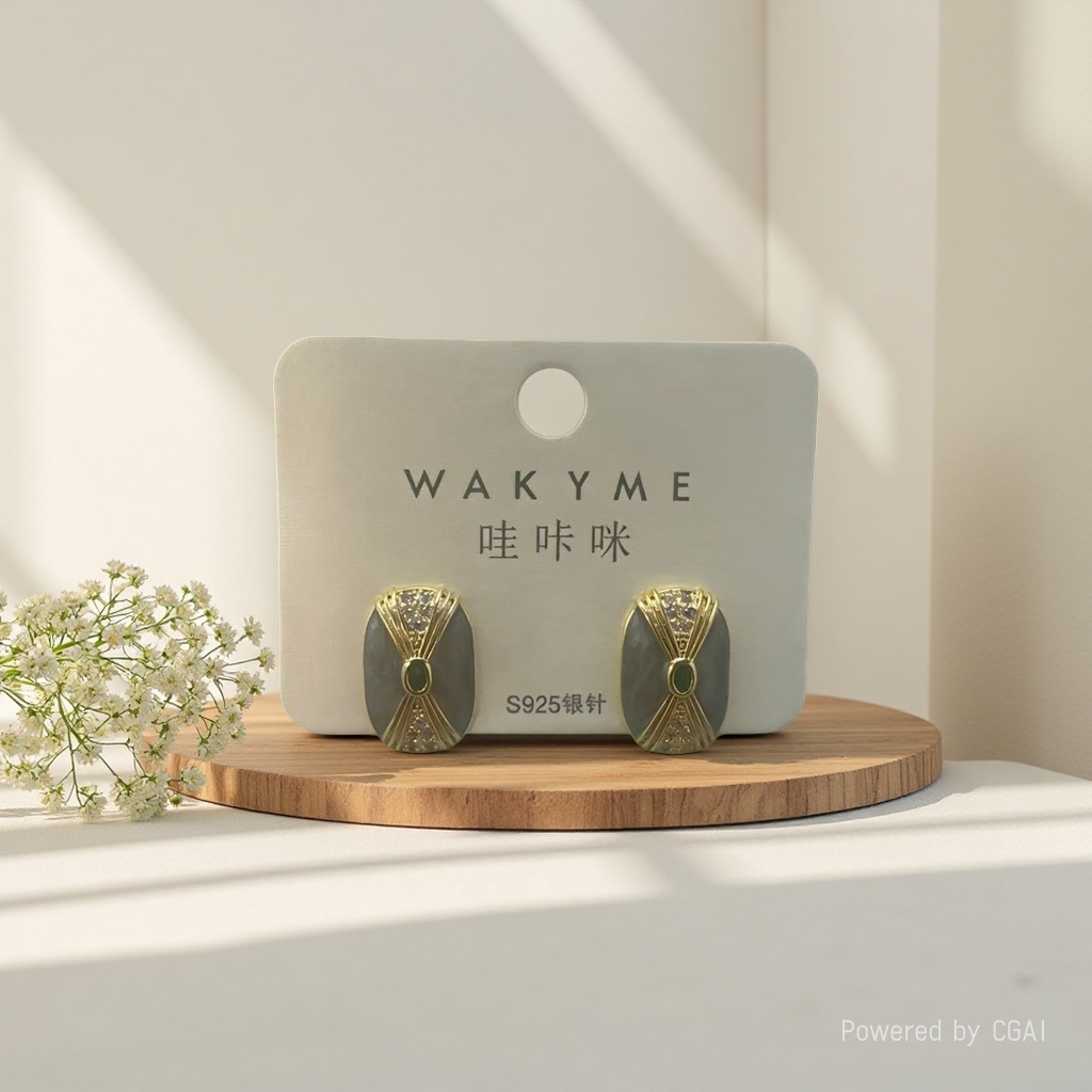 耳钉/饰品/四爪耳钉/ccb/打耳洞产品图