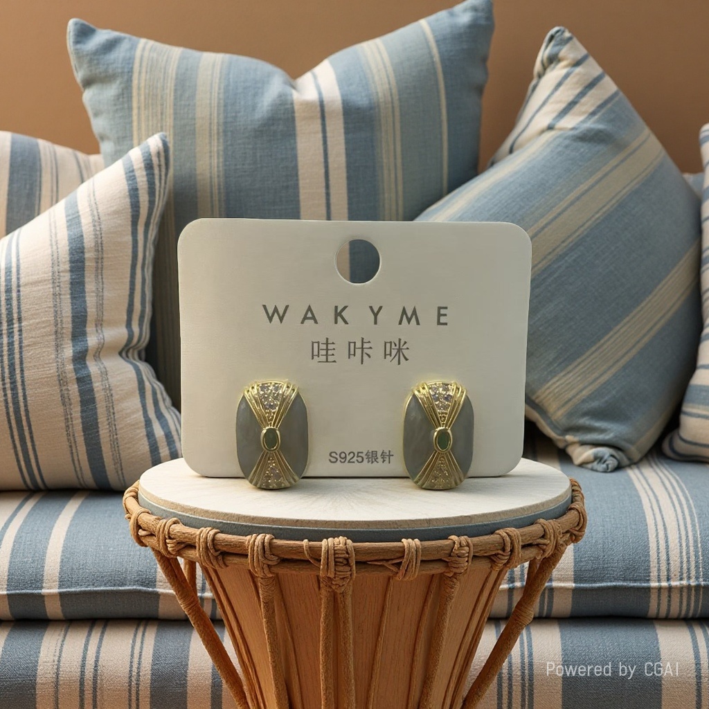 耳钉/饰品/四爪耳钉/ccb/打耳洞细节图