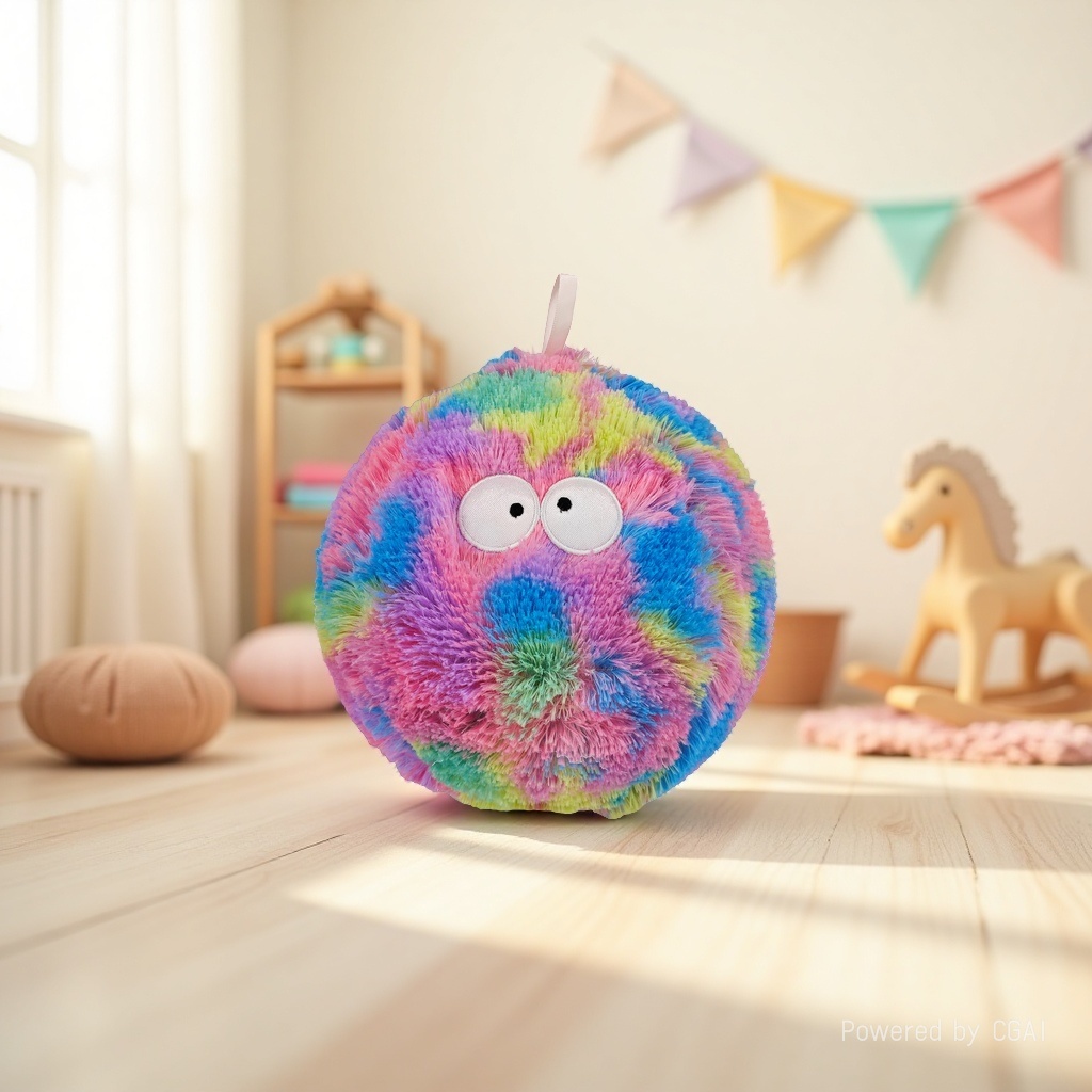 吉祥物公仔毛绒玩具笑脸球可爱软萌儿童礼物 plush