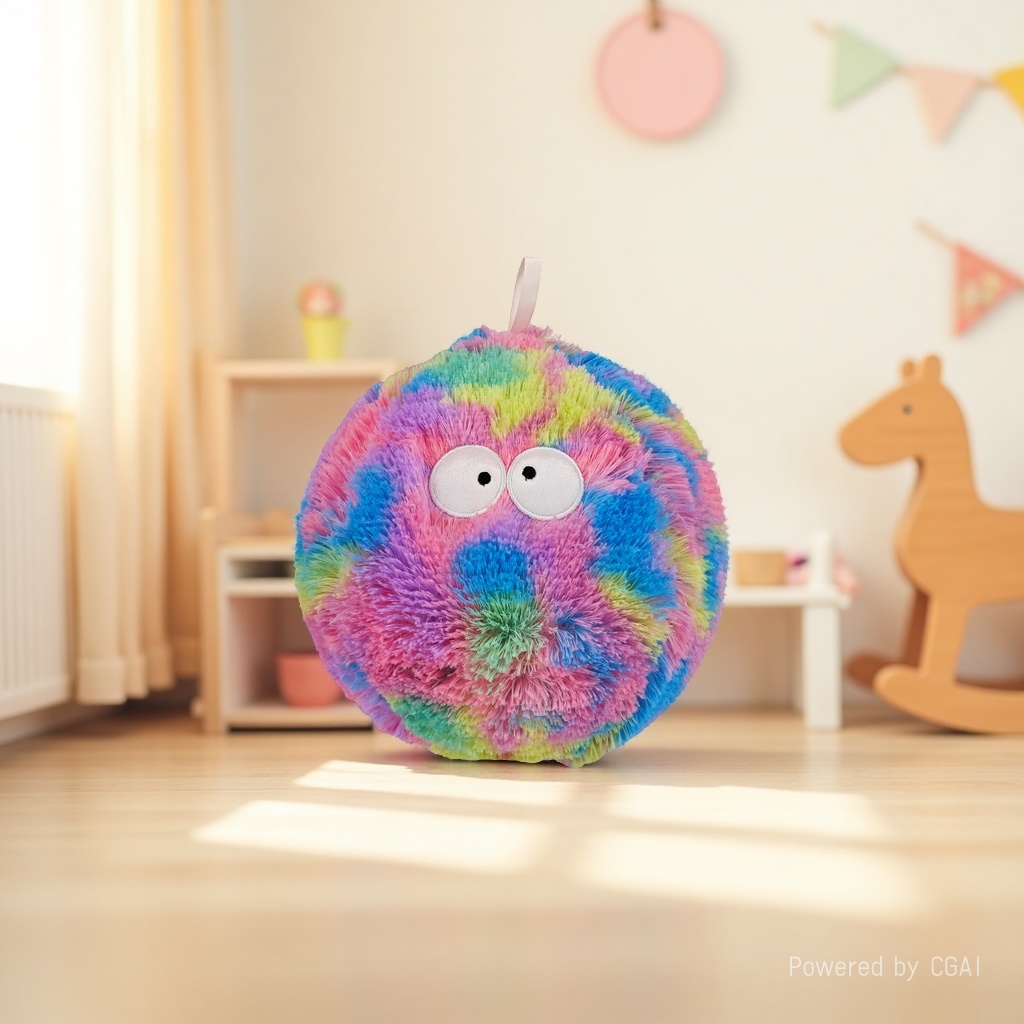 吉祥物公仔毛绒玩具笑脸球可爱软萌儿童礼物 plush细节图