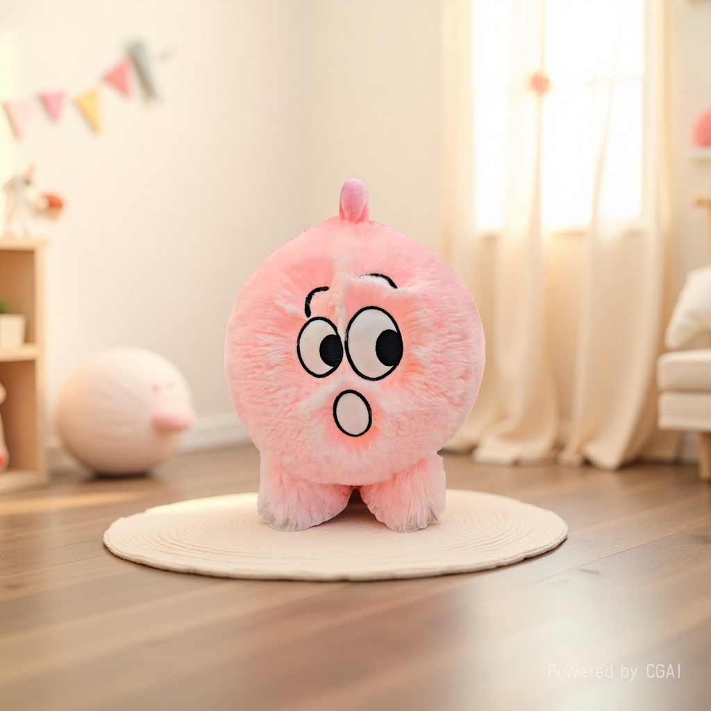 Mascot plush toy, smiling face ball, cute and soft children's gift plush180539505 details Picture