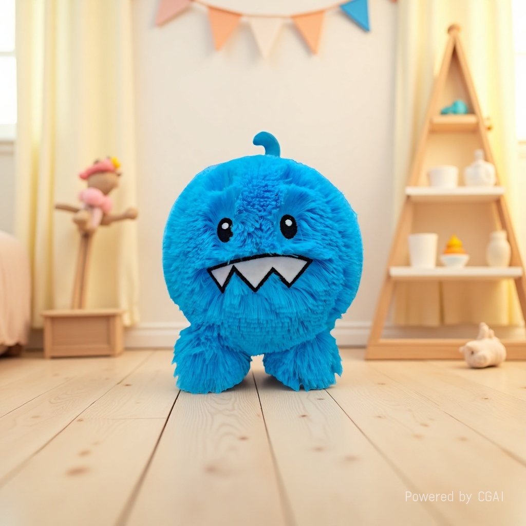 Mascot plush toy, smiling face ball, cute and soft children's gift plush180636740 Application Scenario