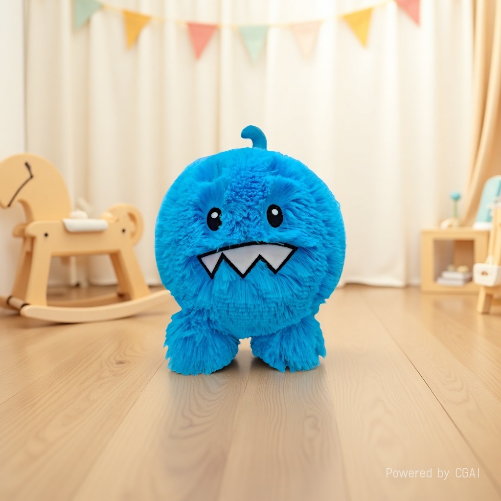 Mascot plush toy, smiling face ball, cute and soft children's gift plush180636740 Specification image
