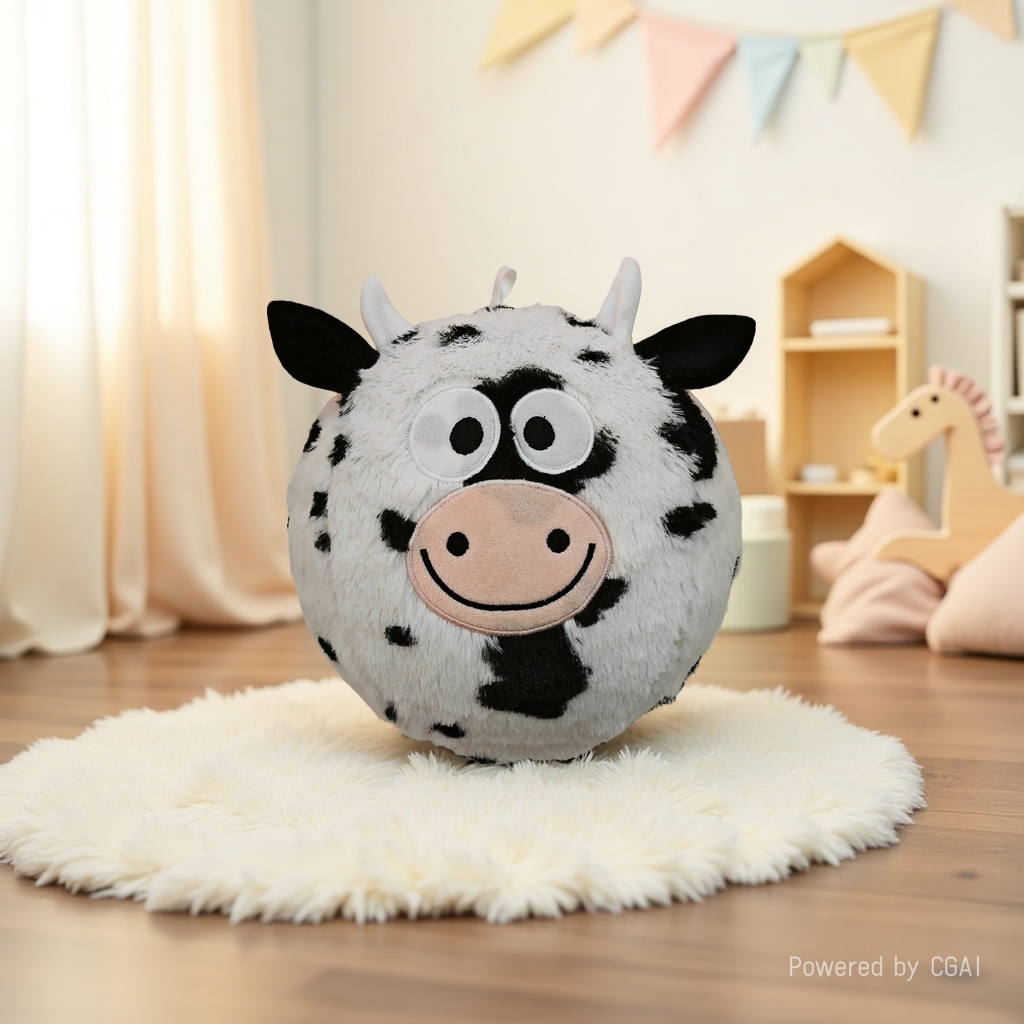 Mascot plush toy, smiling face ball, cute and soft children's gift plush181045796 Specification image