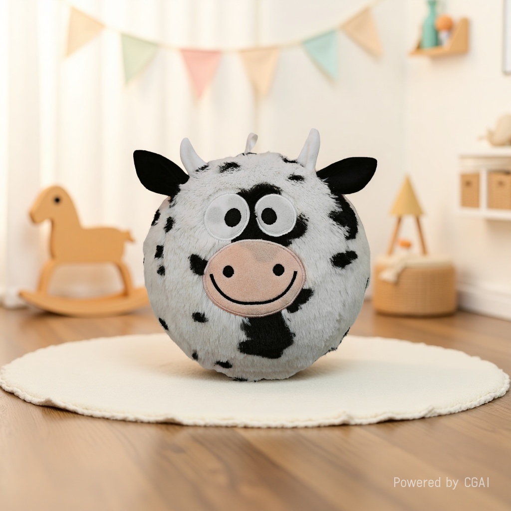 Mascot plush toy, smiling face ball, cute and soft children's gift plush181045796 Application Scenario