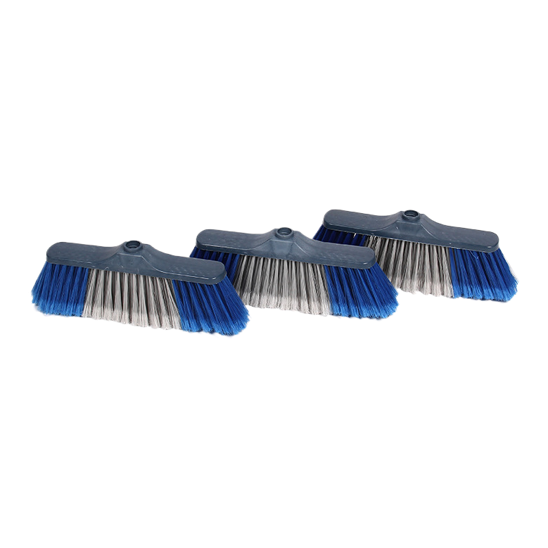 Broom and dustpan set: Household plastic broom head broom and dustpan combination Item Picture