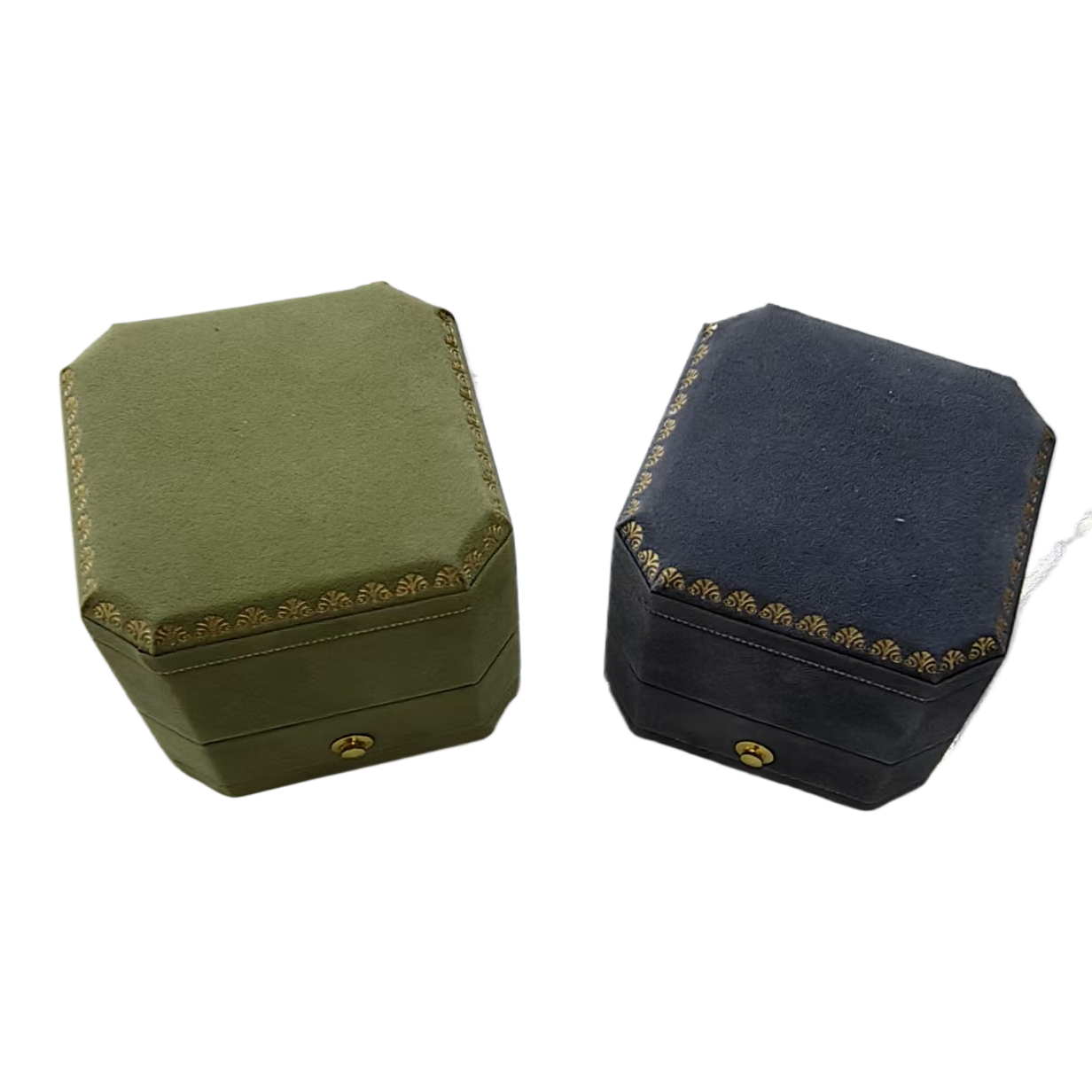 Caja de joyas de gamuza rosa tarjeta de adornos caja de cordones de mano caja de joyas forrado caja de joyas de acrílico almacenamiento de joyas Item Picture