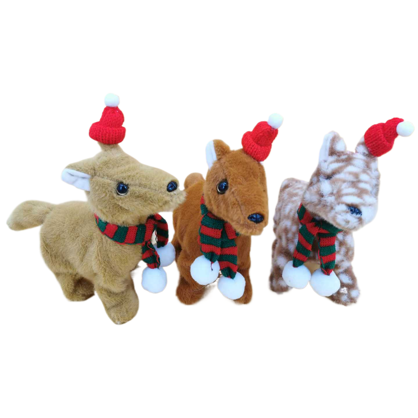 Soft and cute electric deer that can walk and make sounds, plush toy, baby soothing toy, home desktop decoration Item Picture
