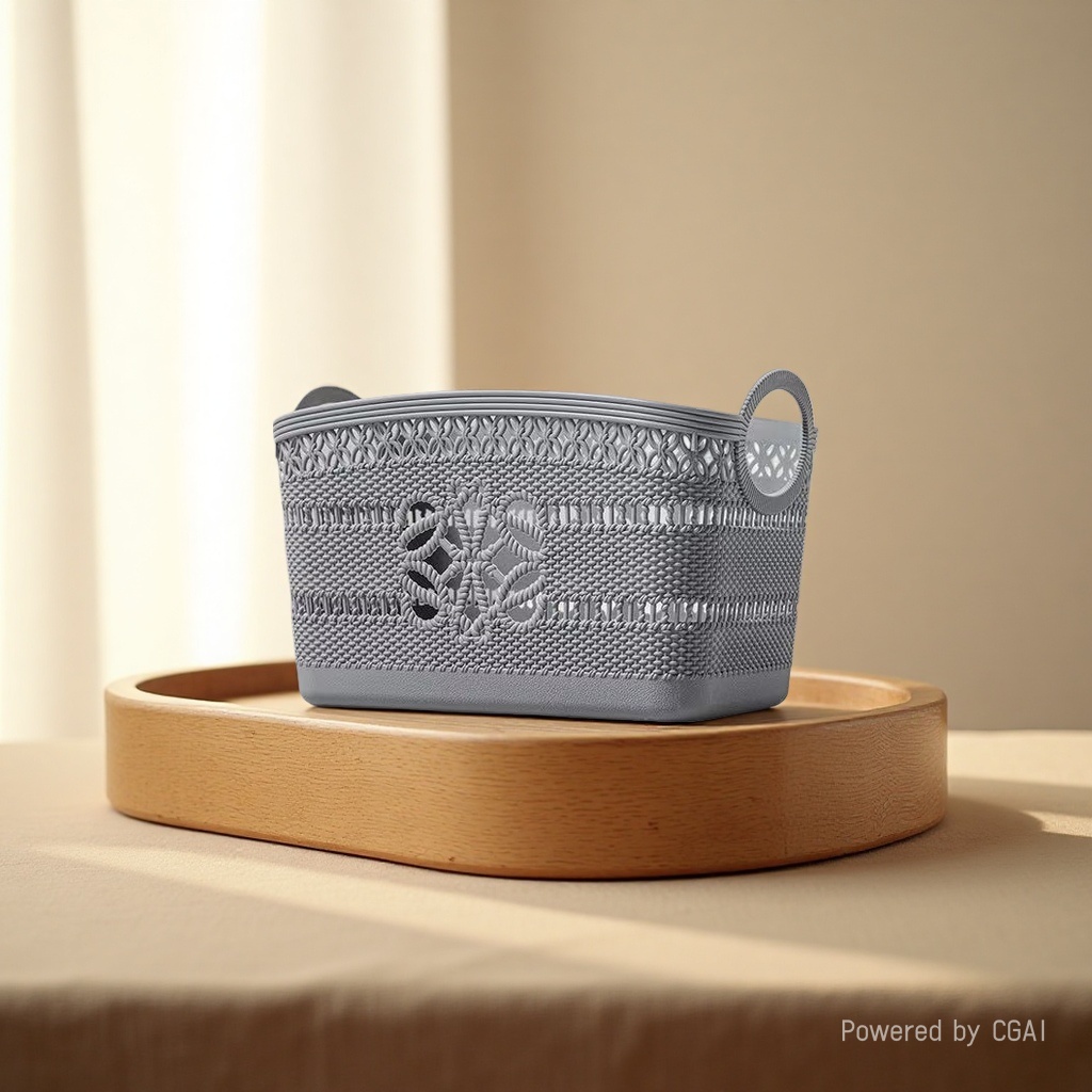 收纳篮/脏衣篓/防藤编收纳篮/收纳/塑料篮子PP料编织带细节图