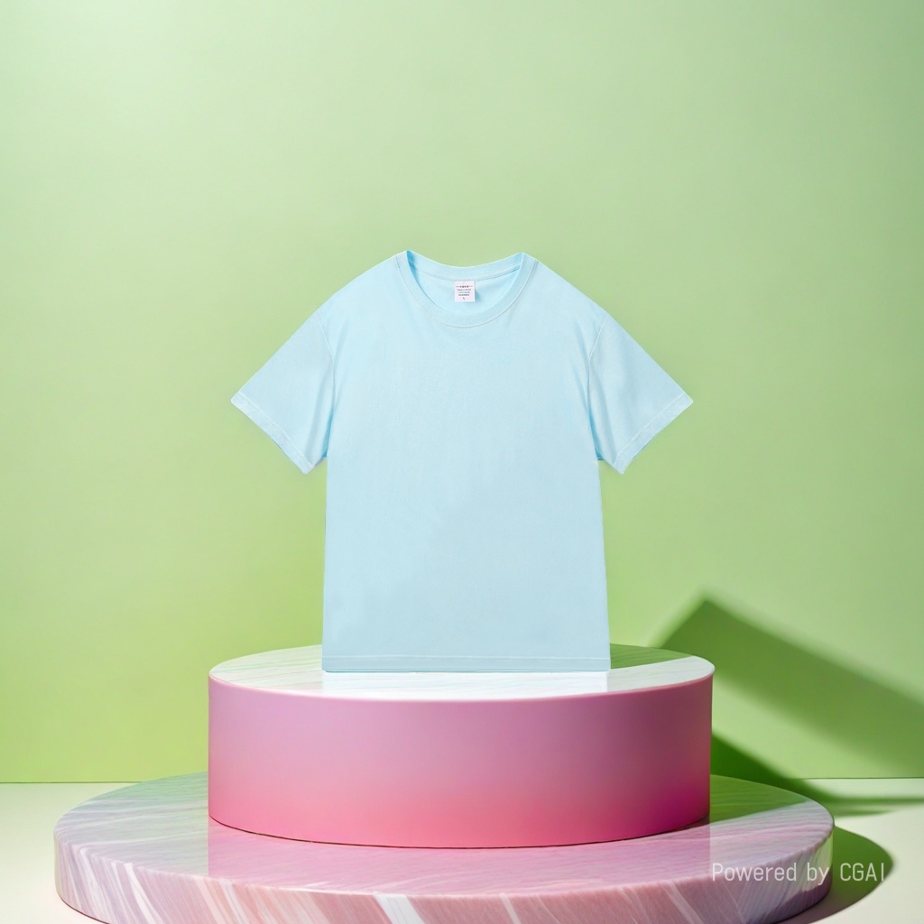 Trendy men's short-sleeved T-shirts, breathable and sweat-absorbing casual clothes Specification image