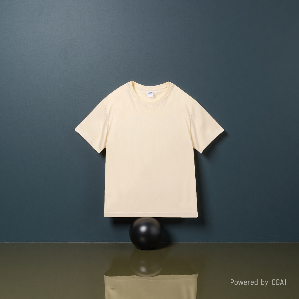 Light beige pure cotton long-sleeved women's base layer shirt and short-sleeved women's T-shirt out of stock Application Scenario