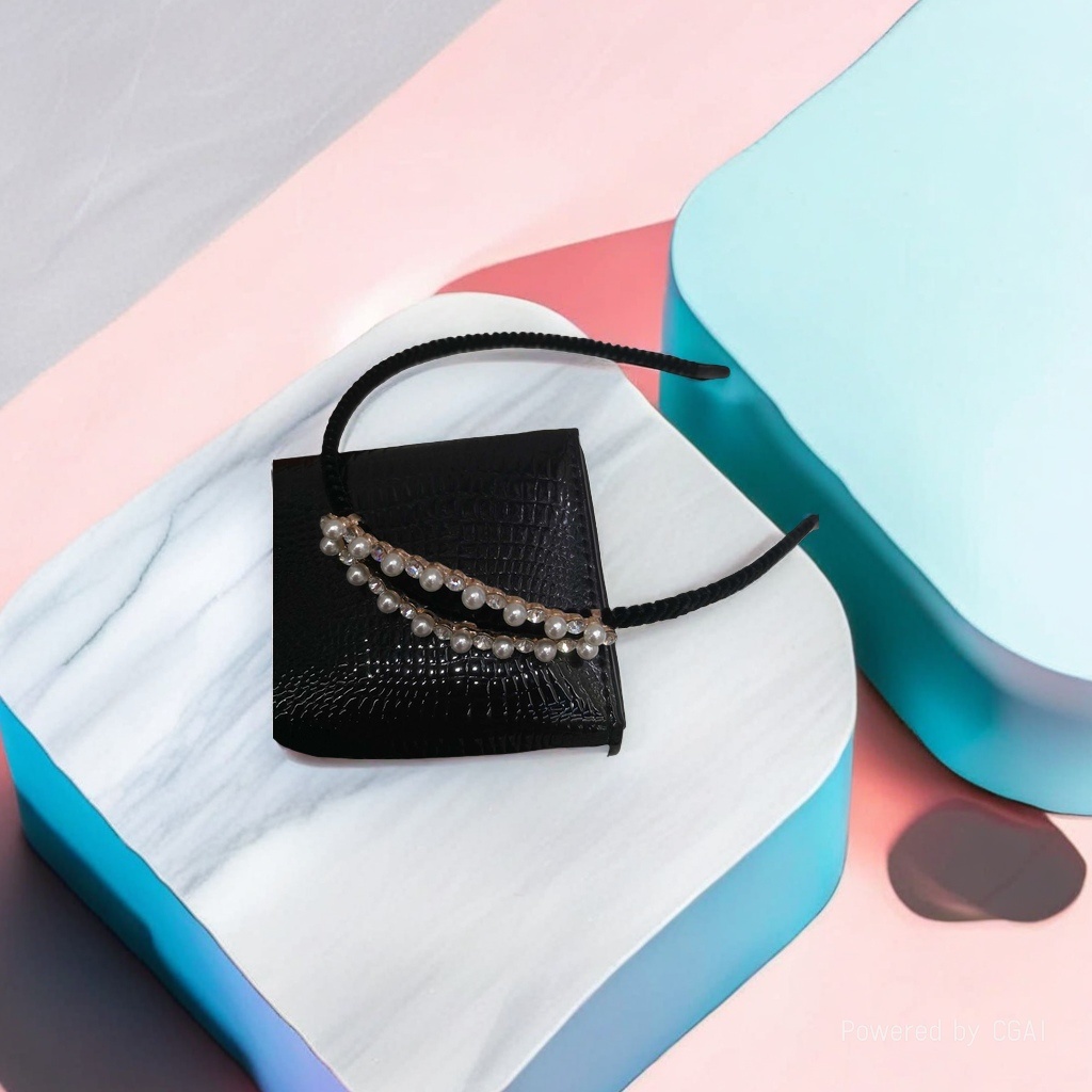 派对头箍女士拼接韩版皮革发箍细发饰