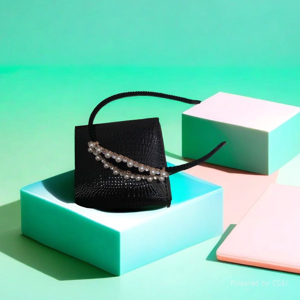 发箍/派对头箍/发箍女士拼接韩版/皮革发箍细/头饰细节图