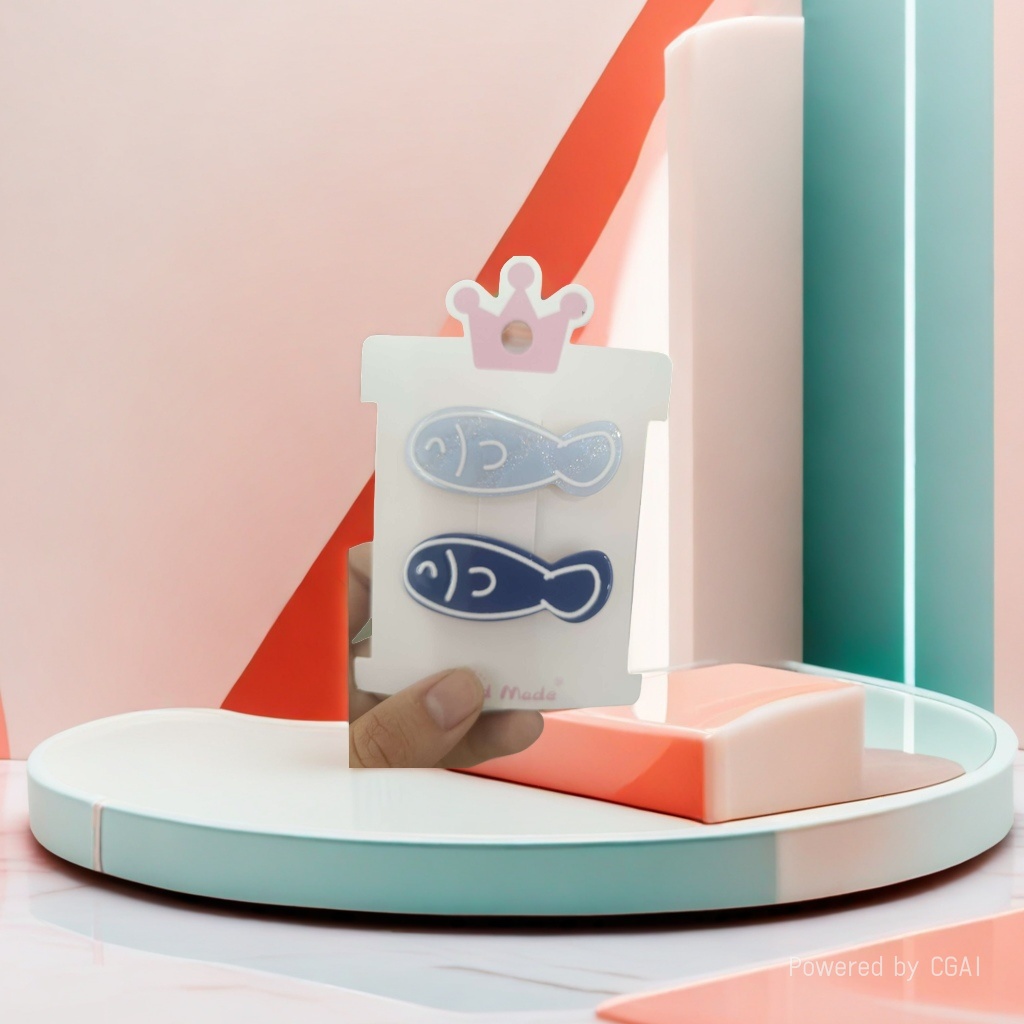 亚克力儿童抓夹发卡发饰可爱时尚造型发夹100315556