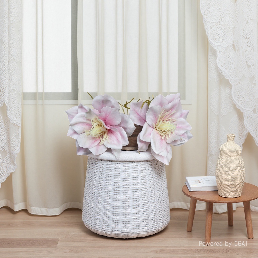 夏威夷花环鲜花插花泥永生花绣球送女生礼物花艺制品永生花绣球送女生礼物