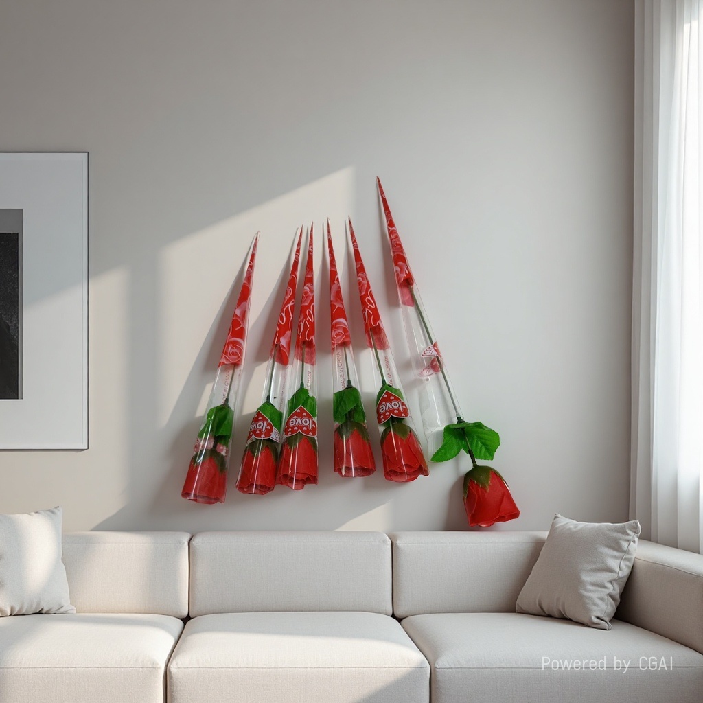 仿真玫瑰实物图