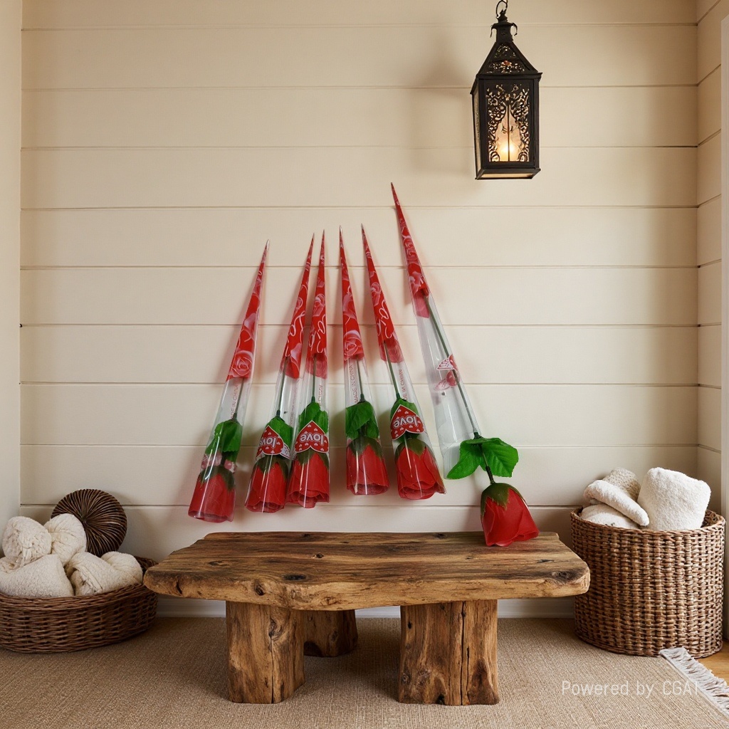 仿真玫瑰钩织花朵假花玫瑰花朵装饰摆件家用摆设钩织仿真花玫瑰花朵假花朵仿真花手工编织仿玫瑰花玫瑰仿真串花藤吊礼品仿真花105557339