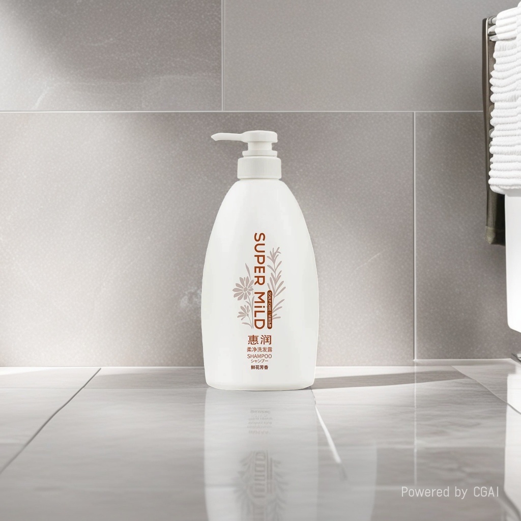 惠润柔净洗发水（鲜花芳香）600ml新款洗发水洗发露