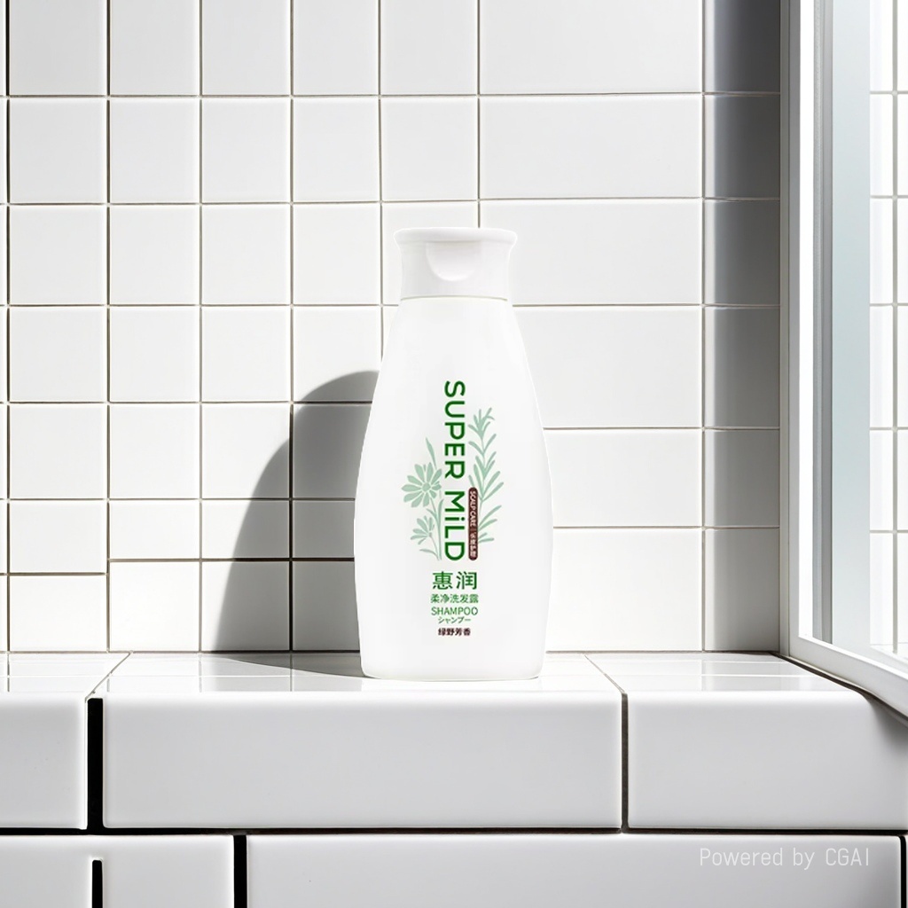 资生堂惠润柔净洗发水绿野芳香200ml洗发水洗发露