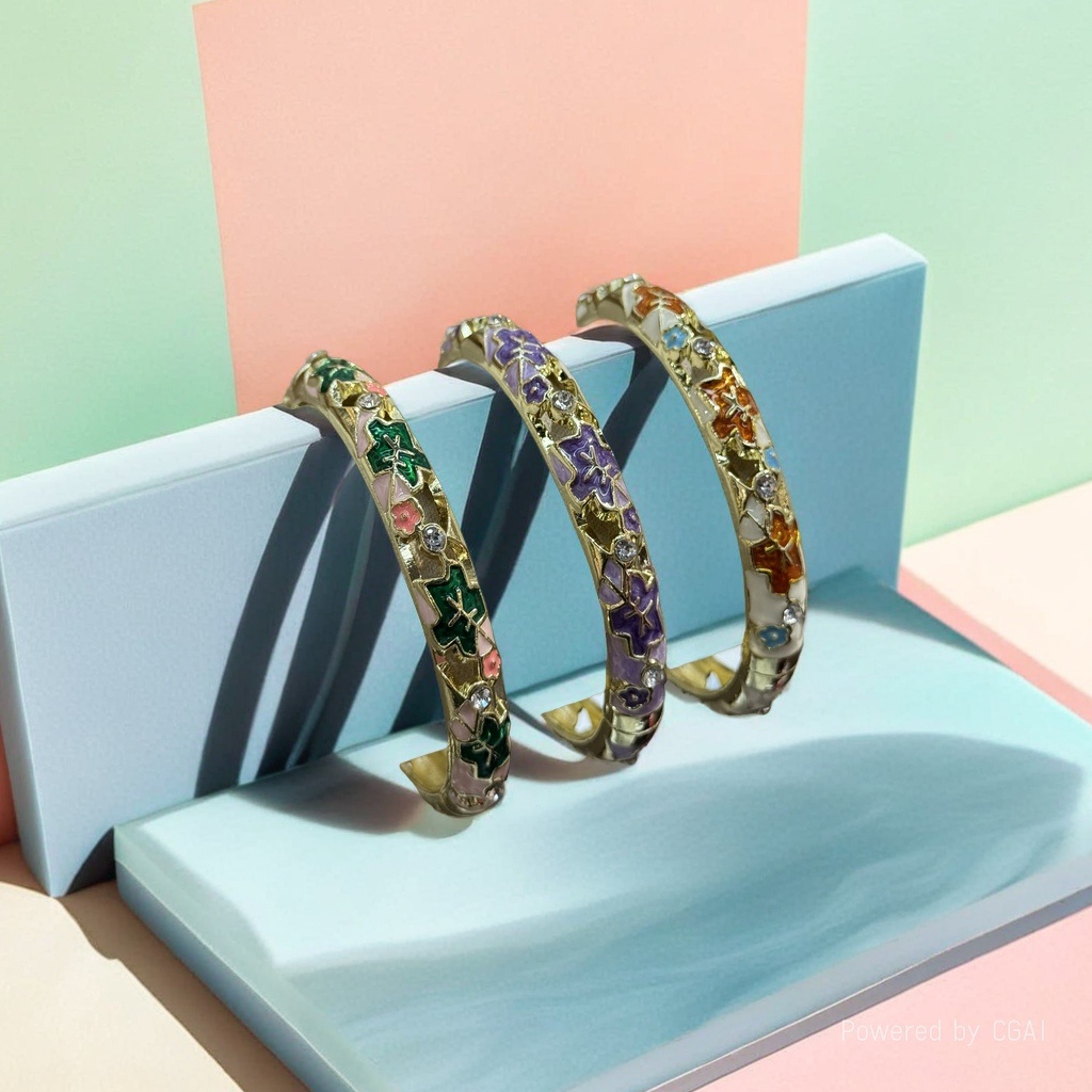 925银猫眼手镯铜微镶手环简约时尚饰品