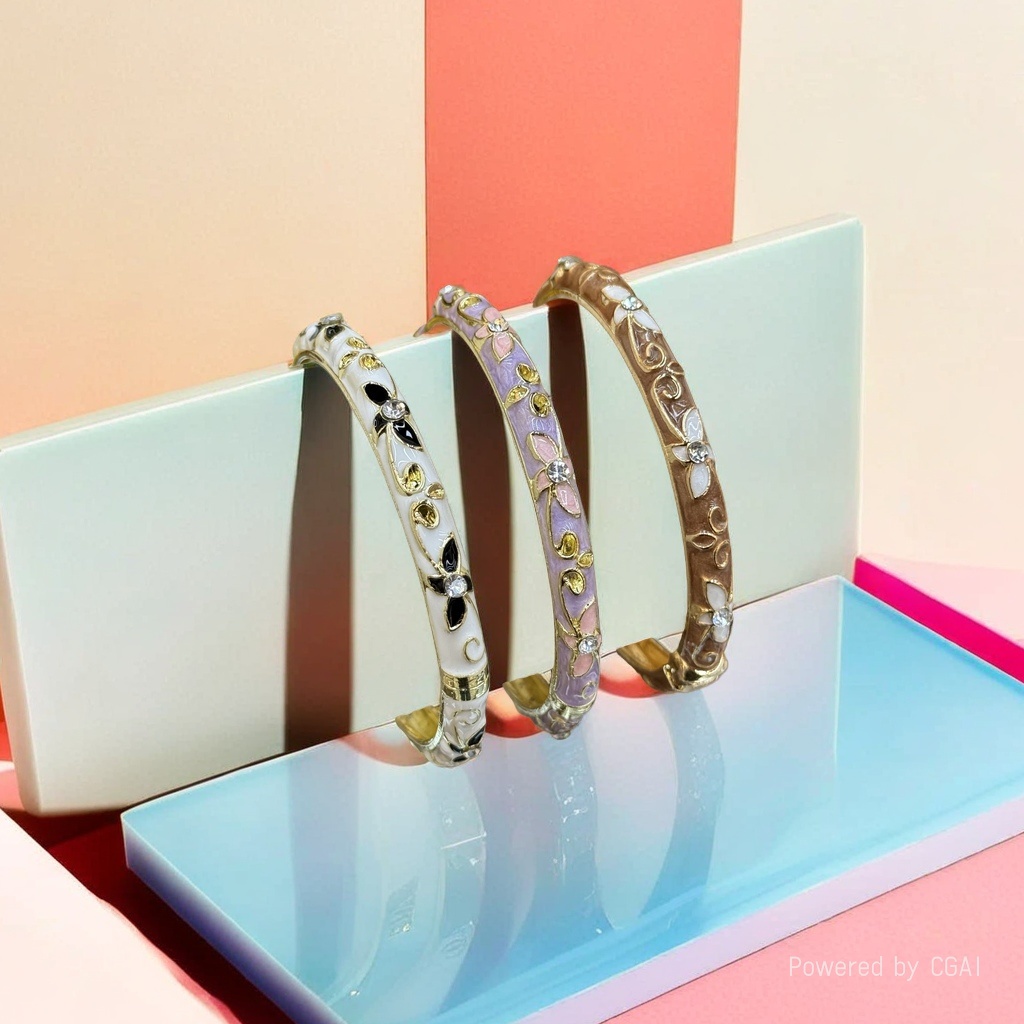 925银猫眼手镯铜微镶珠宝手镯经典设计155909027