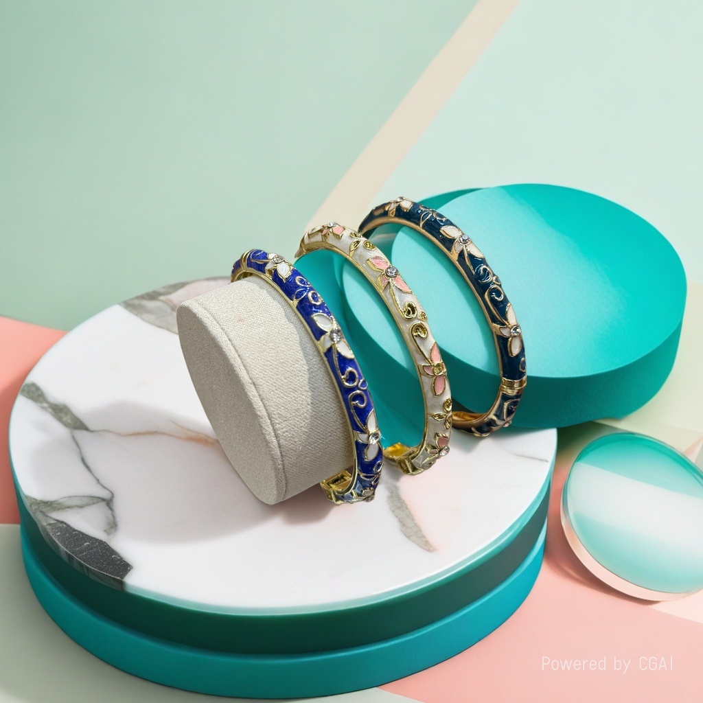 925银猫眼手镯铜微镶手环简约时尚饰品160930104